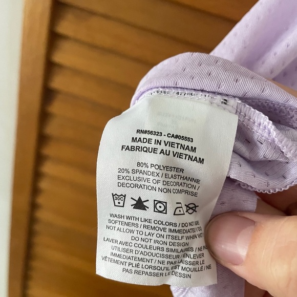 Nike One Dri-Fit Purple Mesh Classic Breathable Athletic Tank Top Sz XL NWT - Picture 7 of 7